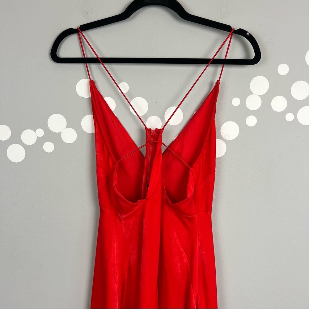 Prettylittlething Extreme Split Strappy Back Maxi… - image 7